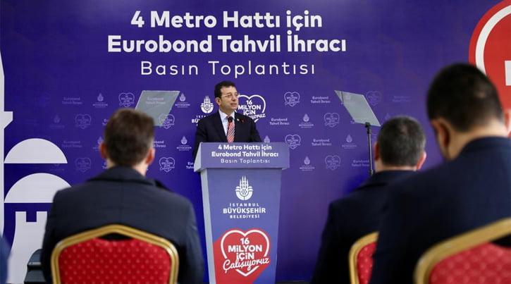 İBB metro hatları için 580 milyon dolarlık Eurobond ihraç etti