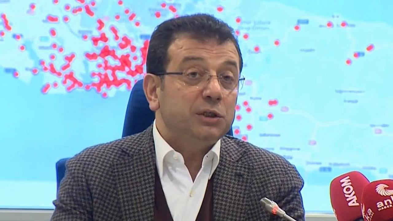 İBB Başkanı İmamoğlu'ndan cumartesi uyarısı