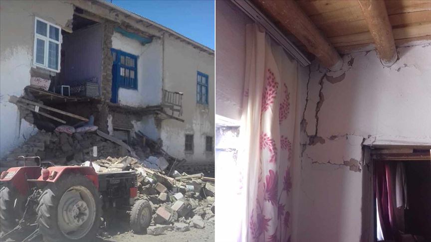 Van'da 5,4 büyüklüğünde korkutan deprem