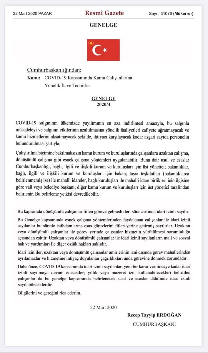 Kamu çalışanları evden veya dönüşümlü çalışabilecek... İşte detaylar-0