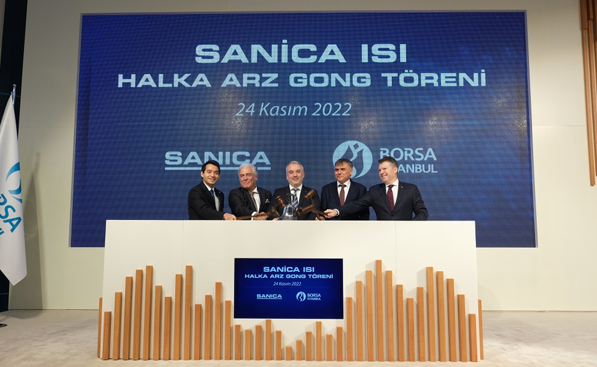 Borsa İstanbul'da gong Sanica Isı için çaldı