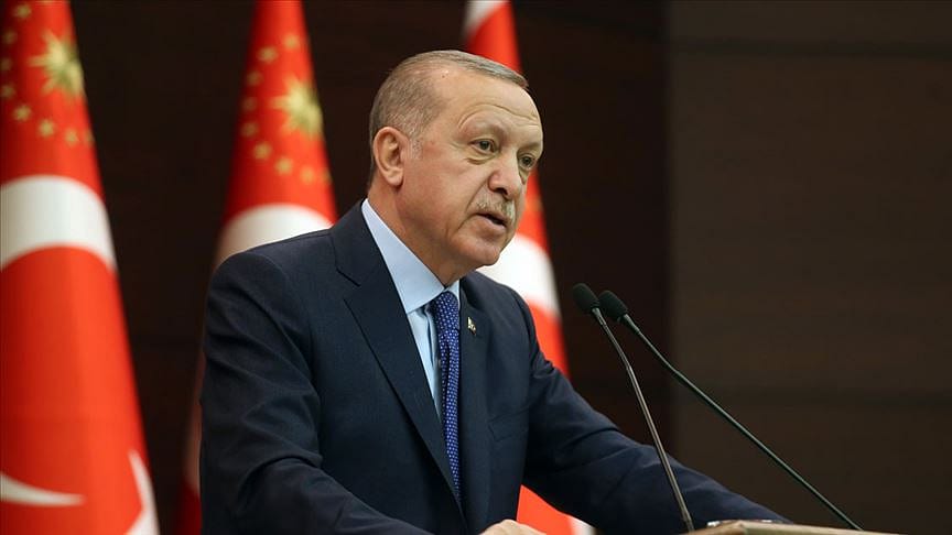 Cumhurbaşkanı Erdoğan'dan virüs mesajı