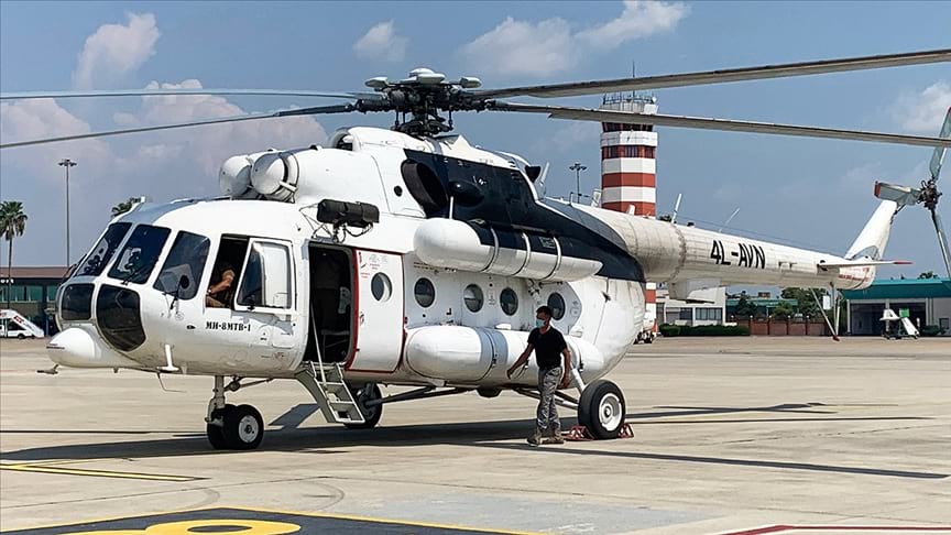 THY yangınlarla mücadele için iki helikopter kiraladı