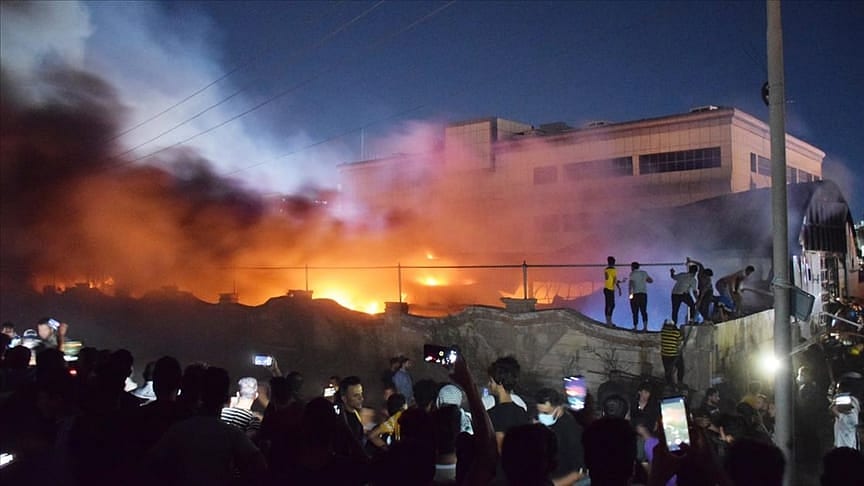 Irak'taki Kovid-19 hastanesinde çıkan yangında ölü sayısı 64'e yükseldi