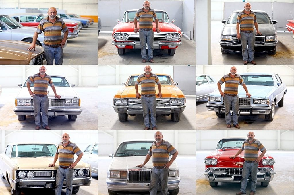 Klasik otomobilleri aylarca uğraşıp ilk haline getiriyor-8