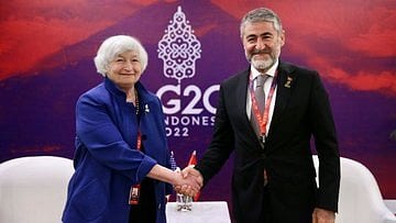 Bakan Nebati, ABD Hazine Bakanı Yellen ile görüştü