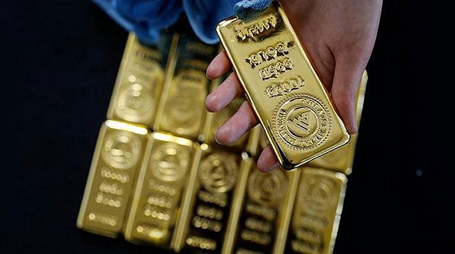 Altın bazlı yatırım fonlarındaki altın miktarı nisanda rekor kırdı