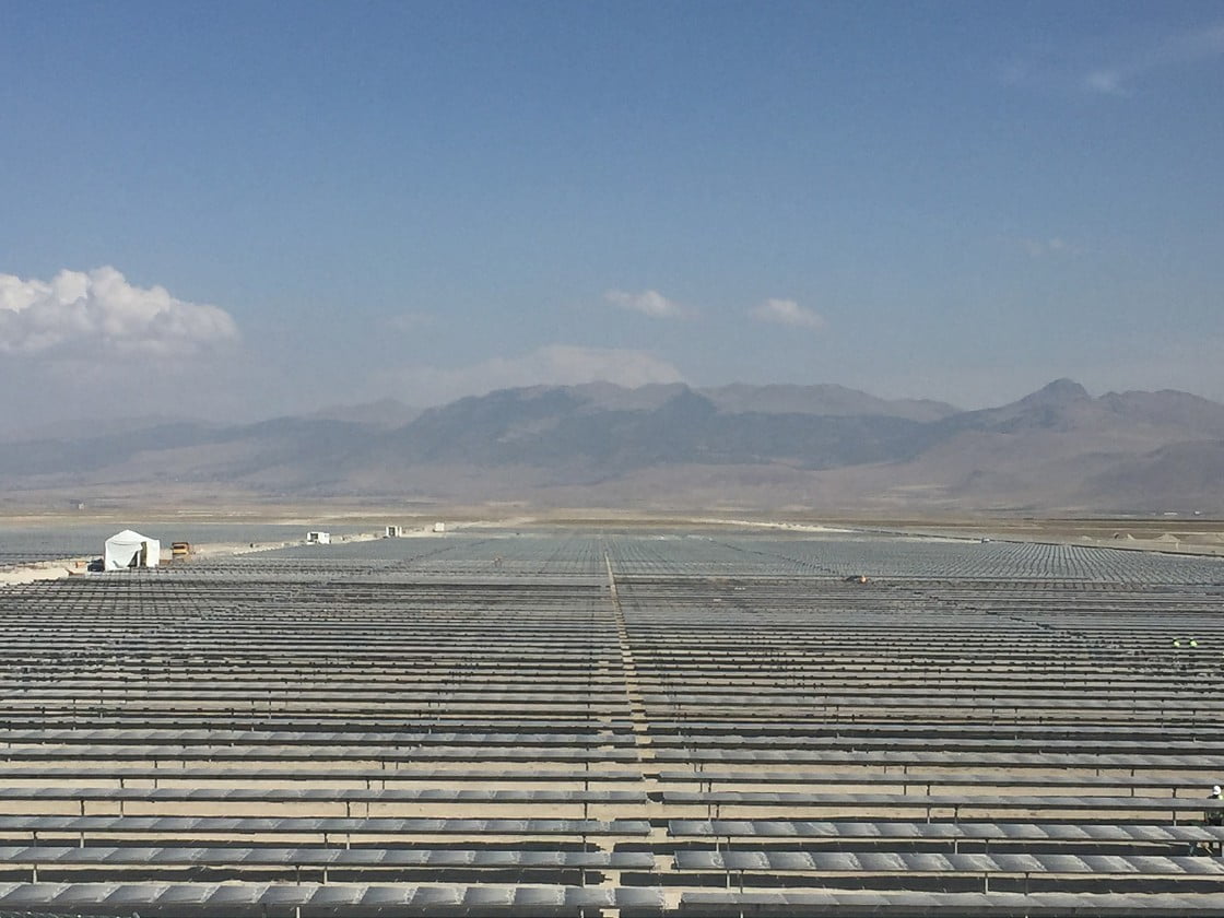 Konya'da kurulan güneş enerjisi santrali uzaydan görülecek