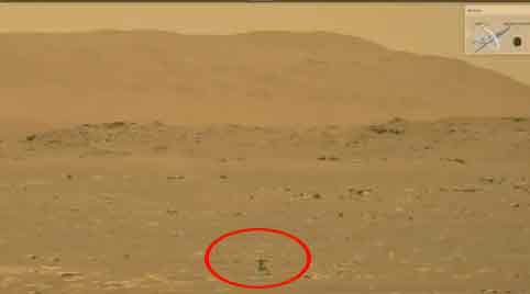 Mars'ta ilk uçuş denemesi başarılı oldu: Tarihi uçuştan ilk görüntü