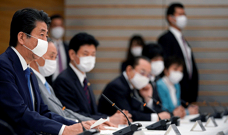 Japonya'dan virüsle mücadeleye 1 trilyon dolarlık destek