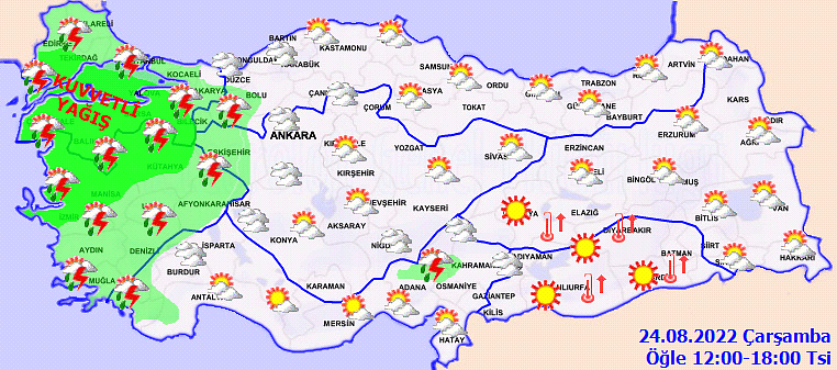 AKOM'dan İstanbul için sağanak yağış ve dolu uyarısı-1