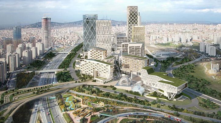 Finans Merkezi Ümraniye'yi ihya etti!