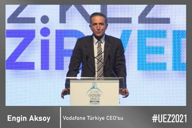 Vodafone CEO'su Aksoy: Dünya hızla yeşil ve dijital dönüşüme hazırlanıyor #UEZ2021