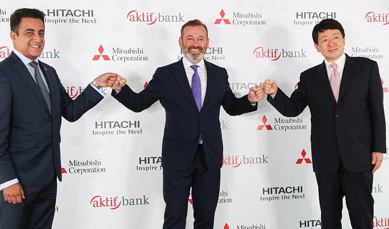Aktif Bank'tan Hitachi ve Mitsubishi Corporation ile iş birliği