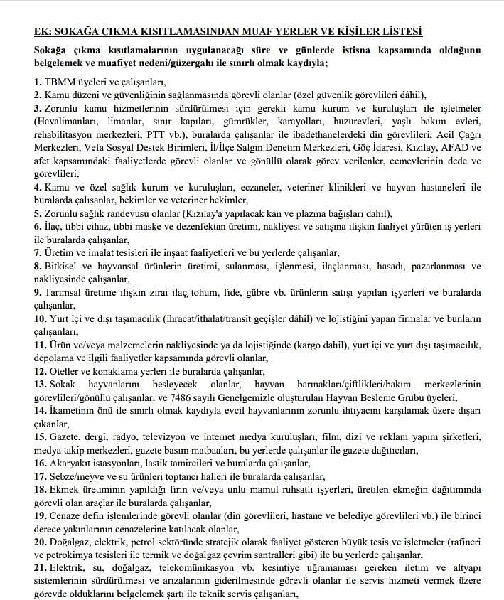İçişleri Bakanlığı Normalleşme Genelgesi: Bugünden itibaren başladı-0