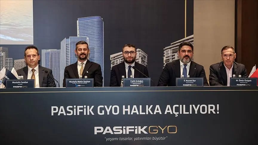 Pasifik GYO'da halka arz büyüklüğü 1,1 milyar TL