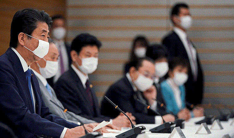 Japonya'dan virüsle mücadeleye 1 trilyon dolarlık destek