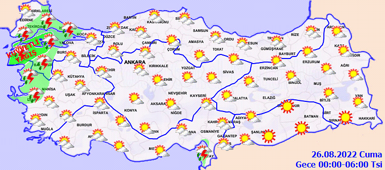 Meteoroloji'den Marmara ve 5 il için sağanak yağış uyarısı-3