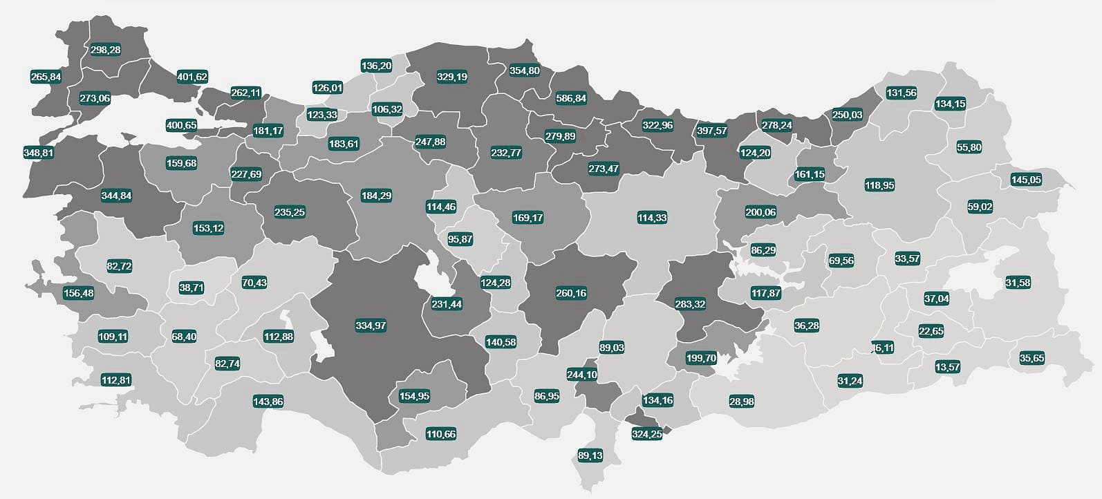 Koronavirüs haritası açıklandı: İstanbul'da dikkat çeken tırmanış... En çok vaka görülen iller-0