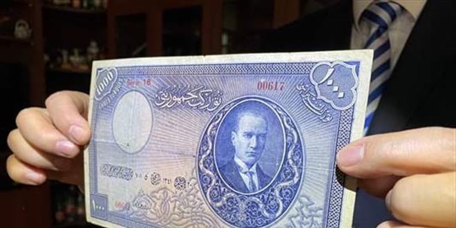 Türkiye'nin en değerli banknotu satışa çıktı
