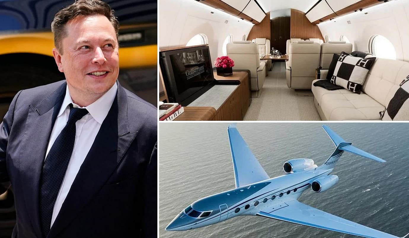Elon Musk'ın 'tek istisnam' dediği özel jetinin içi böyle görünüyor