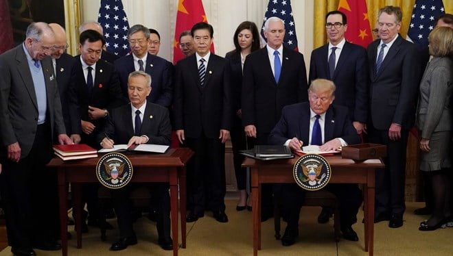 ABD-Çin ticaret anlaşması imzalandı