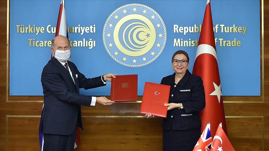 İngiltere-Türkiye ticaret anlaşması imzalandı