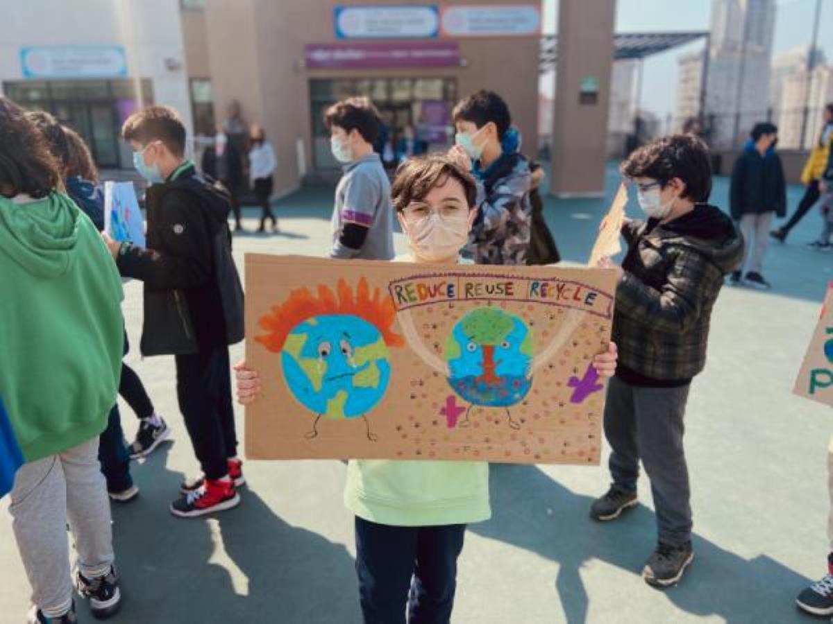 Öğrencilerden iklim krizine karşı küresel çağrı
