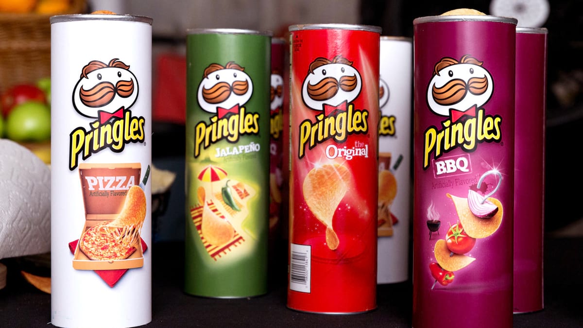 Pringles 20 yıl sonra logosunu değiştiriyor