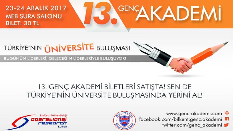 ‘Genç Akademi’ 23-24 Aralık’ta