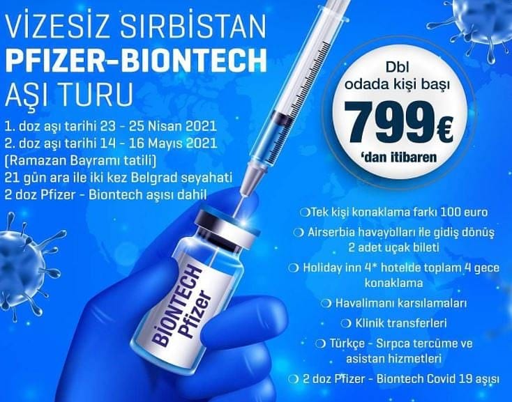 Sırbistan'a aşı turu reklamlarıyla ilgili uyarı var-0