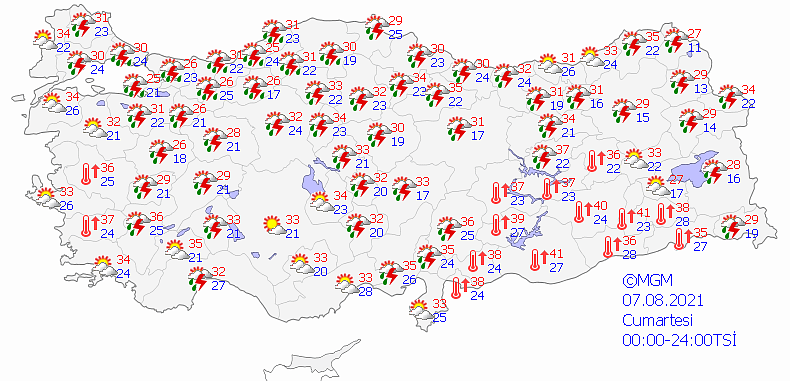 Antalya, Adana ve Isparta'da cumartesi günü yağış bekleniyor-2