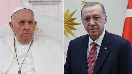 Cumhurbaşkanı Erdoğan, Papa Franciscus ile telefonda görüştü