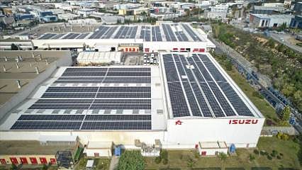 Anadolu Isuzu'dan güneş enerjisi adımları