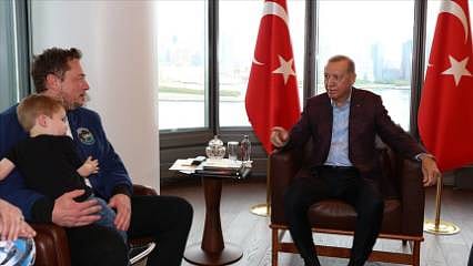 Cumhurbaşkanı Erdoğan, Elon Musk'ı kabul etti: Neler konuşuldu?