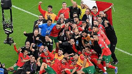 Fas, yarı finale yükselirken Dünya Kupası tarihine geçti
