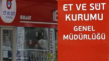 Et ve Süt Kurumu Genel Müdürlüğüne atama