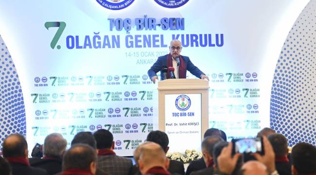 Bakan Kirişci: 17 bin 438 sözleşmeli çalışma arkadaşımız kadroya geçecek