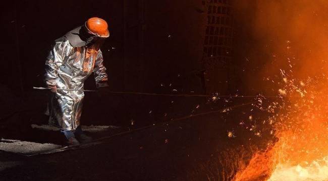 Türkiye'nin ham çelik üretimi ocakta yüzde 17,6 azaldı