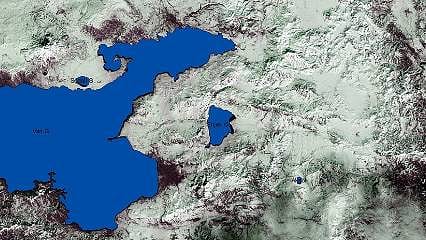NASA uydusuna yansıyan Van Gölü havzası görüntüsü neden endişe verici?