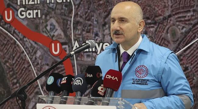 Bakan Karaismailoğlu: AKM-Gar-Kızılay Metro Hattı yakında açılacak 