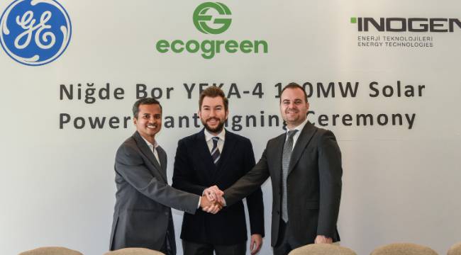 ECOGREEN, Niğde projesinde GE teknolojisi kullanacak