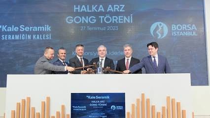 Borsa İstanbul'da gong Kaleseramik için çaldı