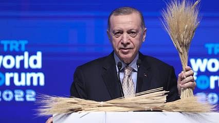 Cumhurbaşkanı Erdoğan TRT World Forum’da: Putin ve Zelenskiy ile buğday krizini görüşeceğim