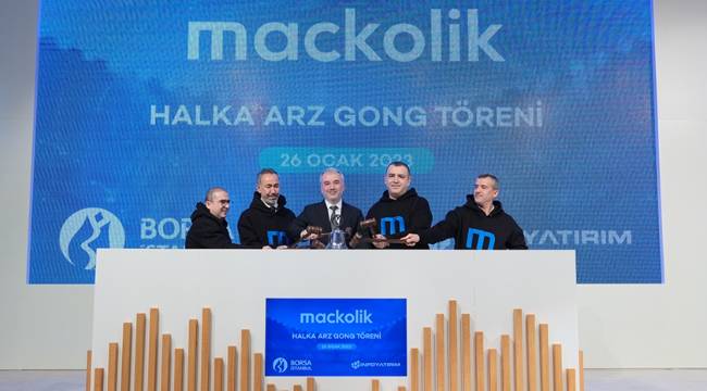 Borsa İstanbul'da gong Mackolik için çaldı