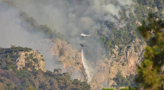 Kemer'deki orman yangını 4. günde kontrol altına alındı