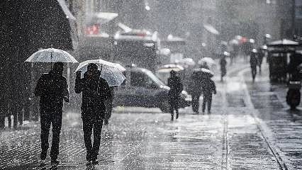 Meteoroloji saat verdi... 6 il için kuvvetli yağış uyarısı 