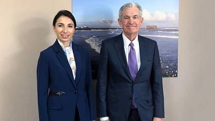  TCMB Başkanı Erkan, Marakeş'te Fed Başkanı Powell ile bir araya geldi