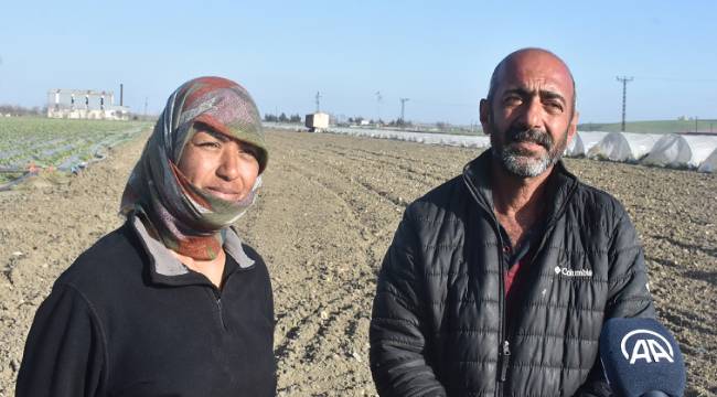 Depremzede çiftçinin çağrısı yanıt buldu, ürünü tarlada kalmaktan kurtuldu