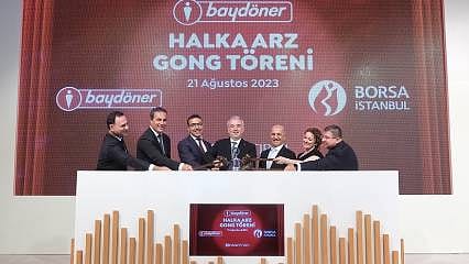 Borsa İstanbul'da gong Baydöner için çaldı